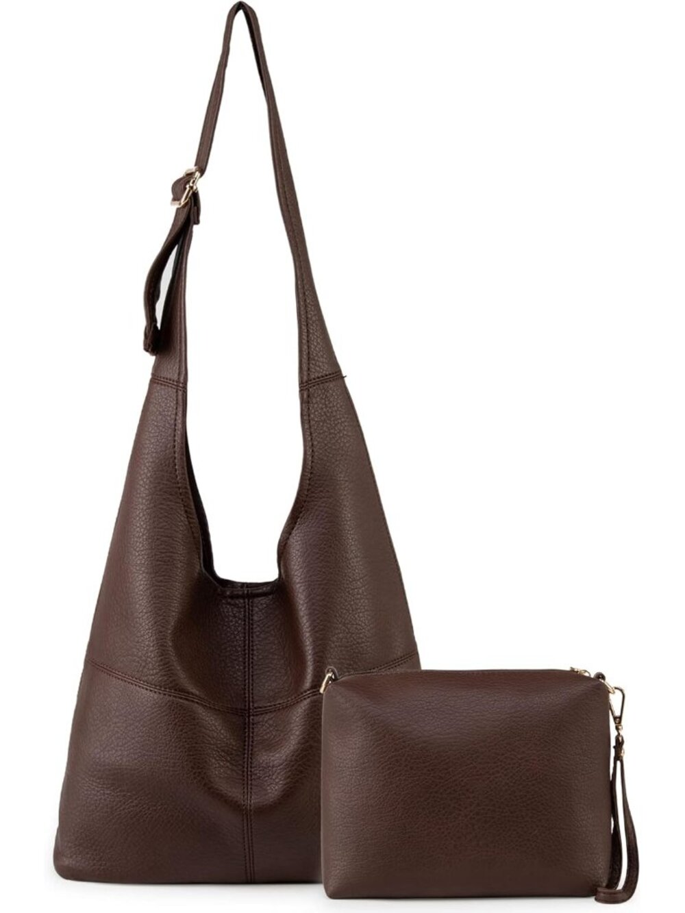Hobo Bags Purse for Women Ultra Soft Foldable Shoulder Slouchy Handbags with Cos